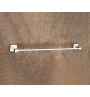 Square Towel Rod Stainless Steel Bathroom Commercial Hotel Spa Wall Mount Single Bar Heavy-Duty Anti-Rust Waterproof Easy Install Professional Grade Durable Collapsible Extendable Rustproof Geometric Design Space Saving Modern Minimalist Secure Grip Conte